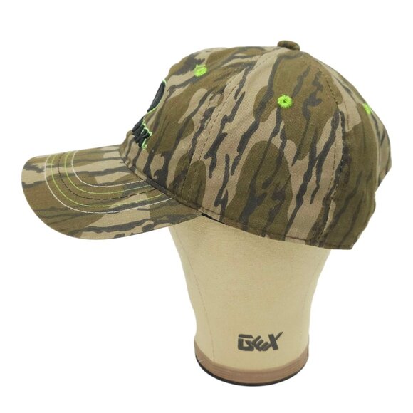 Mossy Oak Camo Snapback Cap Hat Embroidered Logo Contrast Stitch Baseball Hunter - Picture 9 of 13